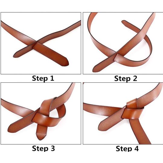 Женский пояс, коричневый П3217