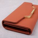 Жіночий гаманець "WEICHEN", помаранчевий П3222