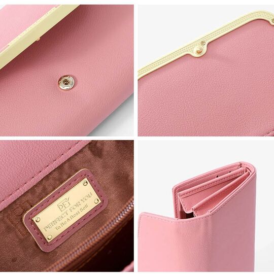 Женский кошелек "WEICHEN", красный П3223