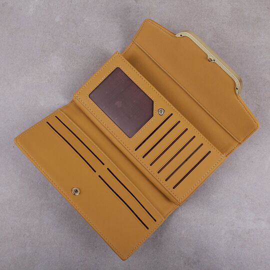 Женский кошелек "WEICHEN", желтый П3224