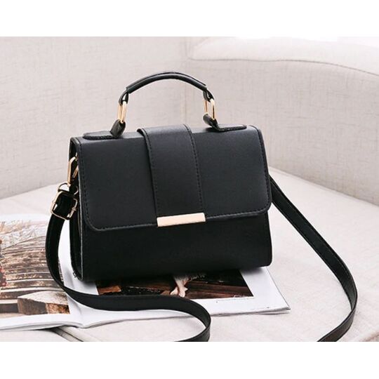 Жіноча сумка, чорна П0224 Жіноча сумка, чорна П0224