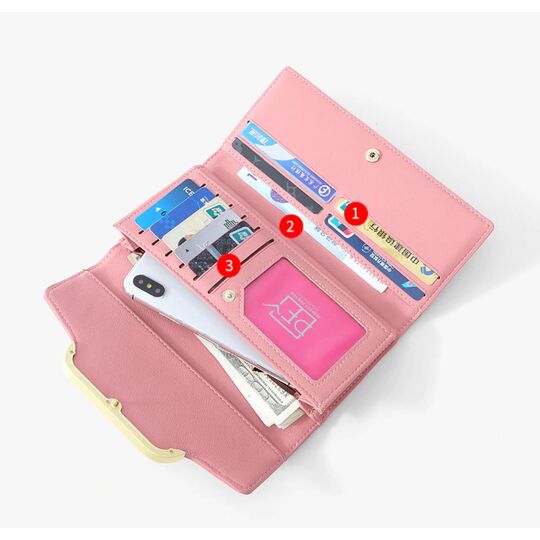 Женский кошелек "WEICHEN", черный П3227