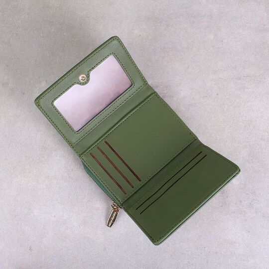 Женский кошелек "WEICHEN", зеленый П3229