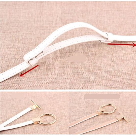 Жіночий ремінь, чорний П3241