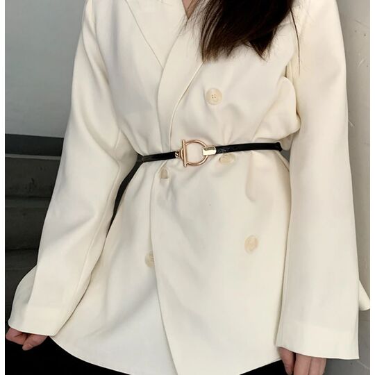 Жіночий ремінь, чорний П3241