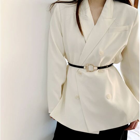 Жіночий ремінь, чорний П3241