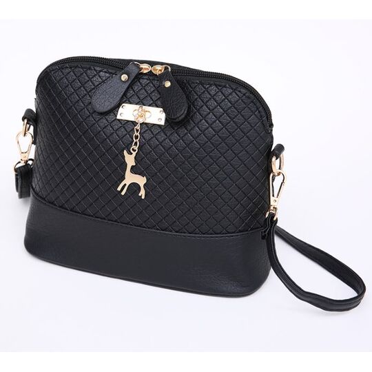 Жіноча сумка, чорна П0226