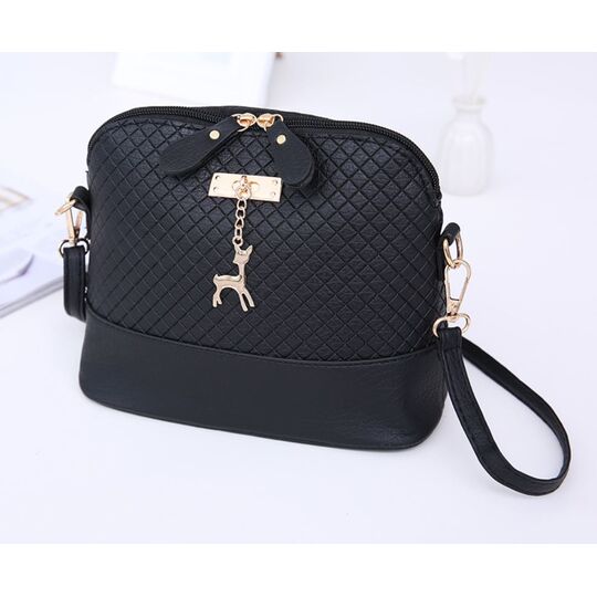 Жіноча сумка, чорна П0226