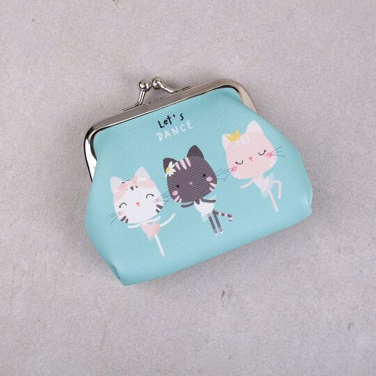 Жіночий гаманець для монет "Коти", П3251