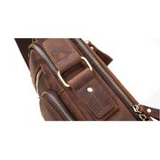 Мужская сумка "KAVIS", коричневая П3261