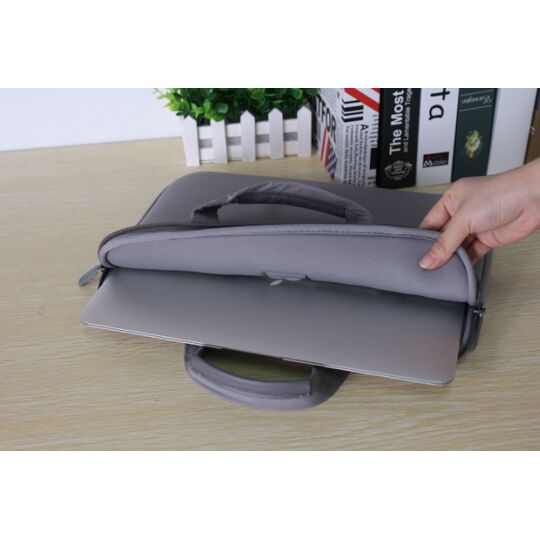 Сумка для ноутбука, голубая П3263