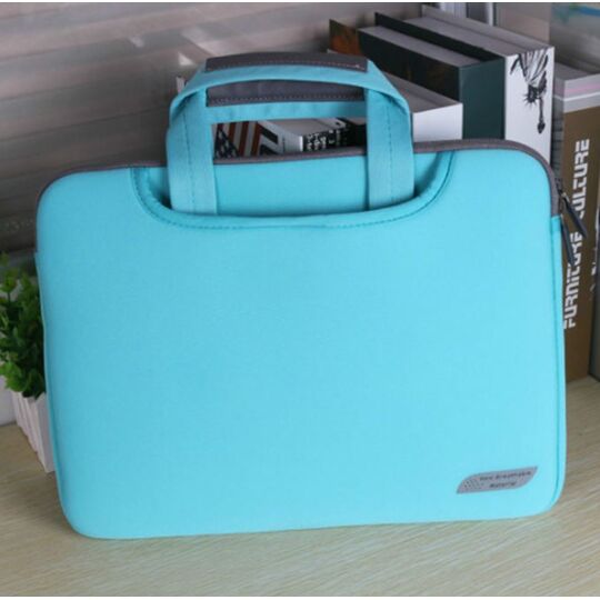 Сумка для ноутбука, голубая П3263