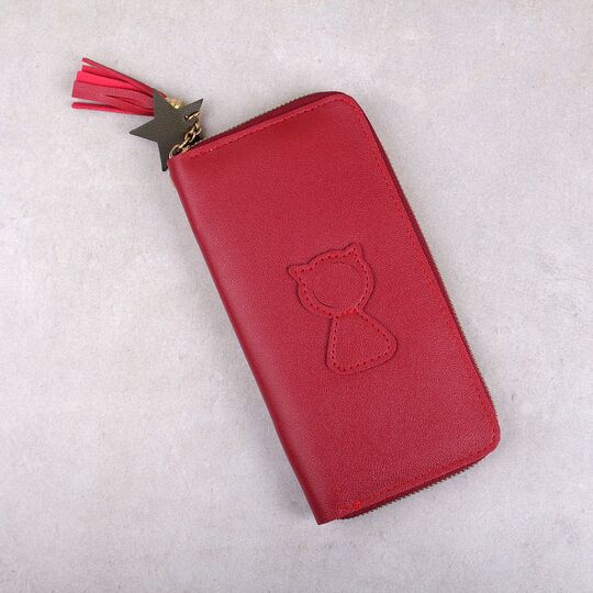 Жіночий гаманець, червоний П3266