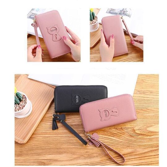 Женский кошелек, голубой П3268