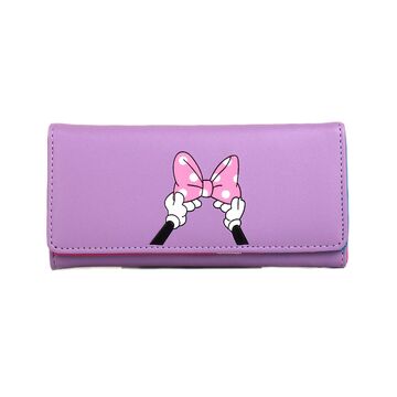 Жіночий гаманець "Мінні Маус", фіолетовий П3274
