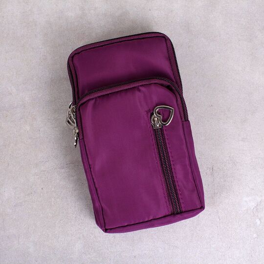 Женская сумка клатч, красная П3286