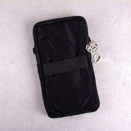 Жіноча сумка клатч, чорна П3287