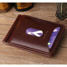 Затиск, гаманець чорний П0231