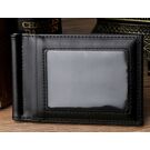 Затиск, гаманець чорний П0231