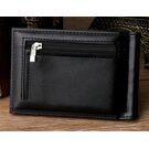 Затиск, гаманець чорний П0231