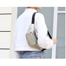 Женская поясная сумка, бананка, белая П3296