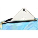 Женская поясная сумка, бананка, белая П3296