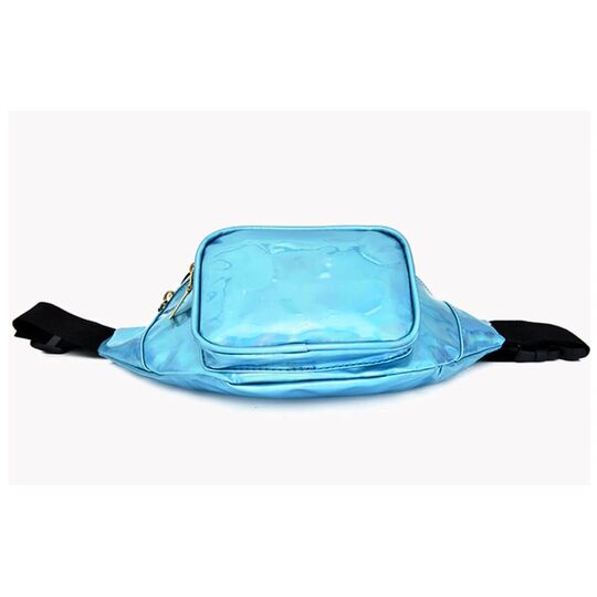 Женская поясная сумка, бананка, белая П3296