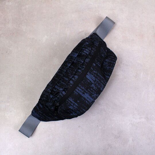 Сумка поясна, бананка, чорна П3299