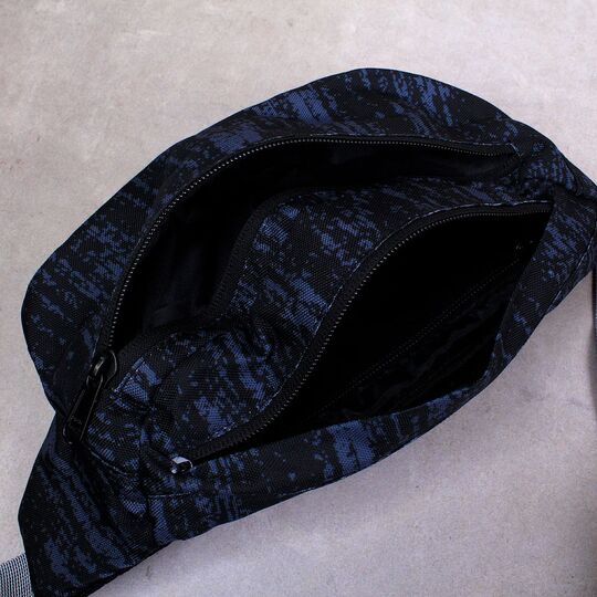 Сумка поясна, бананка, чорна П3299