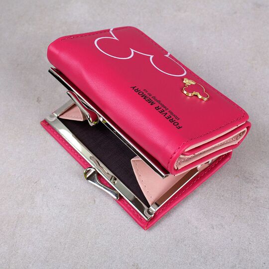 Жіночий гаманець "Міккі Маус", рожевий П3301