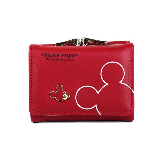 Жіночий гаманець "Міккі Маус", червоний П3302