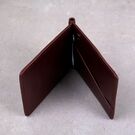 Зажим, кошелек коричневый П0232