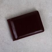 Затиск, гаманець коричневий П0232