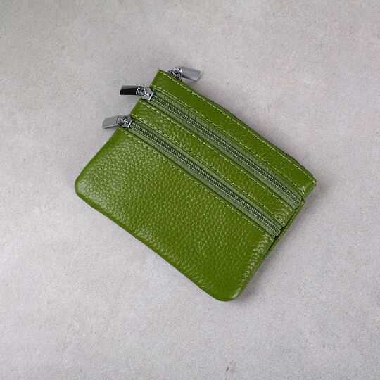 Міні гаманець, зелений П3314