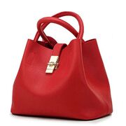 Женская сумка, красная П0234