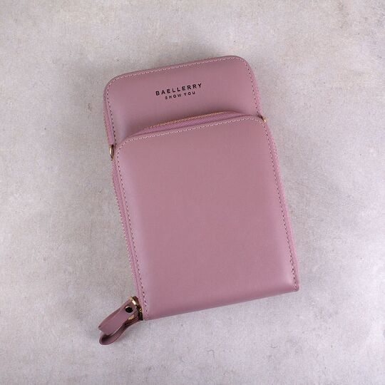 Женская сумка клатч "Baellerry", розовая П3335