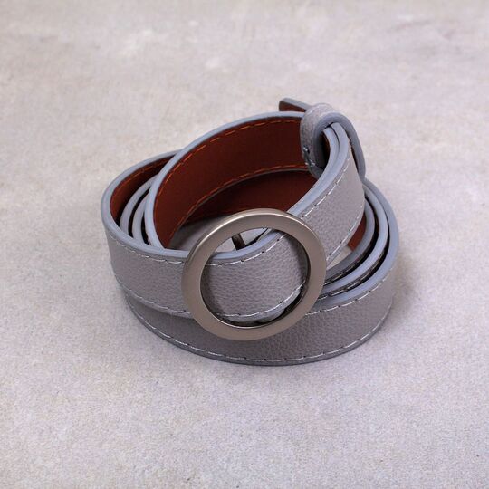 Женский ремень, серый П3351