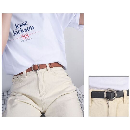 Женский ремень, красный П3352