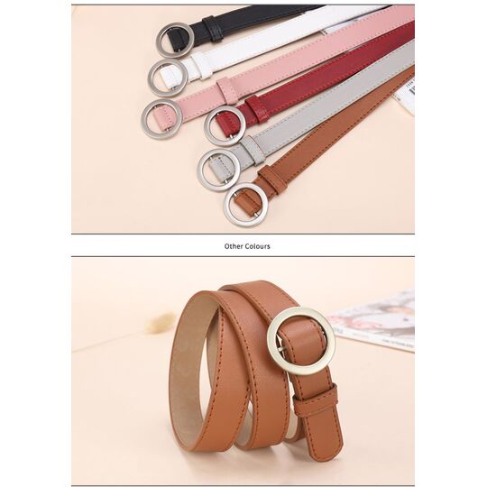 Женский ремень, красный П3352