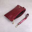 Жіночий гаманець лакований, червоний П3354