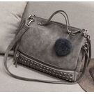 Женская сумка, серая П0237