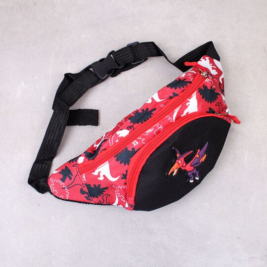 Детская сумка поясная, бананка, "Динозавр", П3357