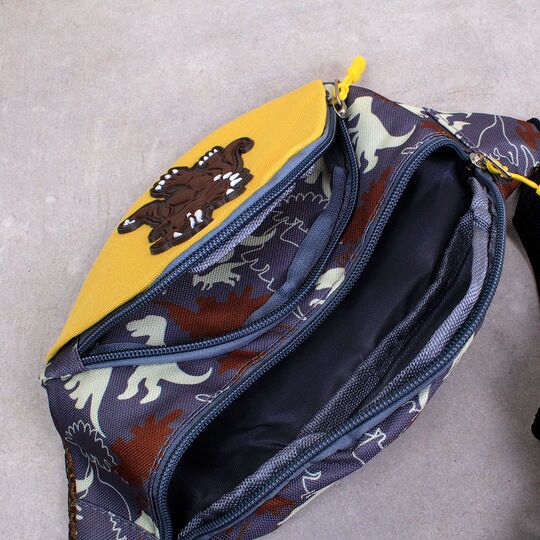Дитяча сумка поясна, бананка, "Динозавр", П3358