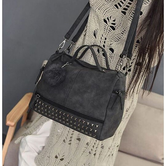 Жіноча сумка, чорна П0238