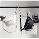 Жіноча сумка, бананка "FUNMARDI", чорна П3365