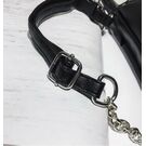 Жіноча сумка, бананка "FUNMARDI", чорна П3365