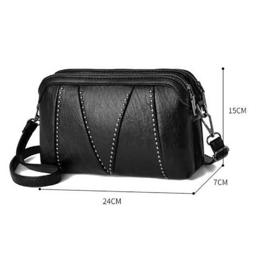 Женская сумка SMOOZA, черная П3367