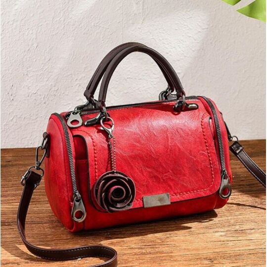Женская сумка, красная П3368