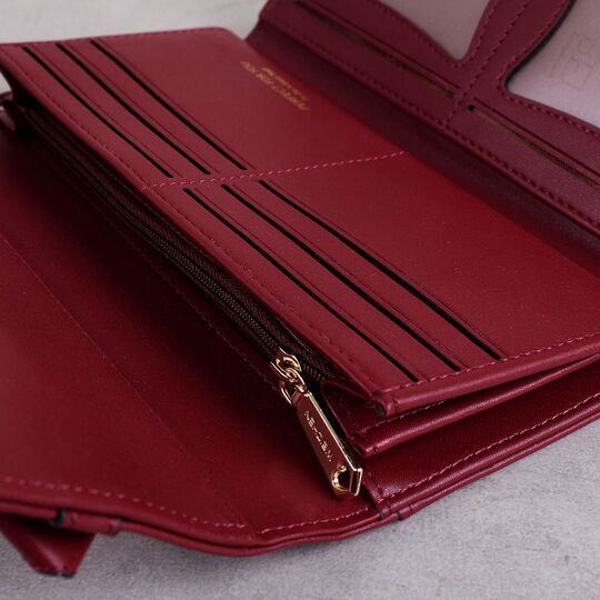 Жіночий гаманець "WEICHEN", червоний П3377