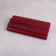 Жіночий гаманець "WEICHEN", червоний П3377